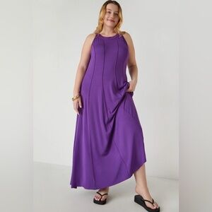 maxi dress off shoulder Audrey Off Shoulder Mesh Maxi Dress / Lilac | MESHKI